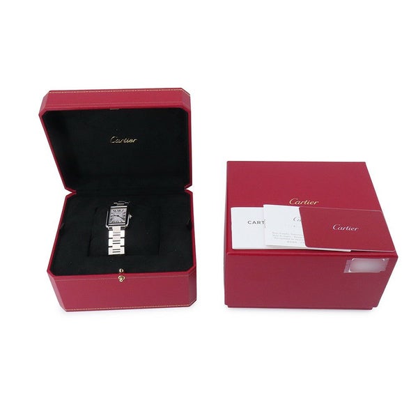 カルティエ タンクソロ SM W5200013 Cartier 腕時計 ウォッチ クォーツ レディース 白文字盤