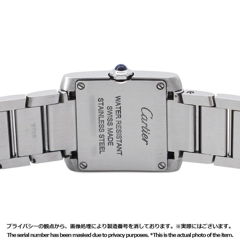 カルティエ タンク フランセーズ ウォッチ SM WSTA0065 Cartier クォーツ 腕時計 ウォッチ シルバー文字盤