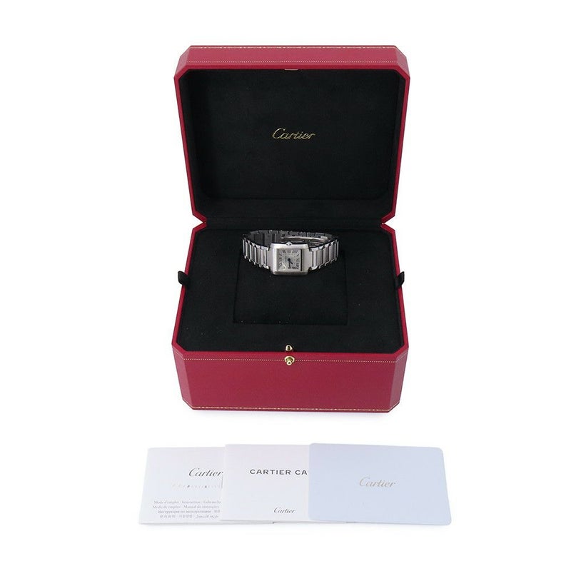 カルティエ タンク フランセーズ ウォッチ SM WSTA0065 Cartier クォーツ 腕時計 ウォッチ シルバー文字盤
