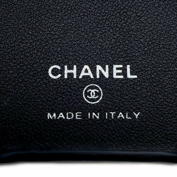 シャネル iPhoneケース マトラッセ ココマーク iPhone15 Pro Max ラムスキン AP4120 CHANEL スマホケース 黒