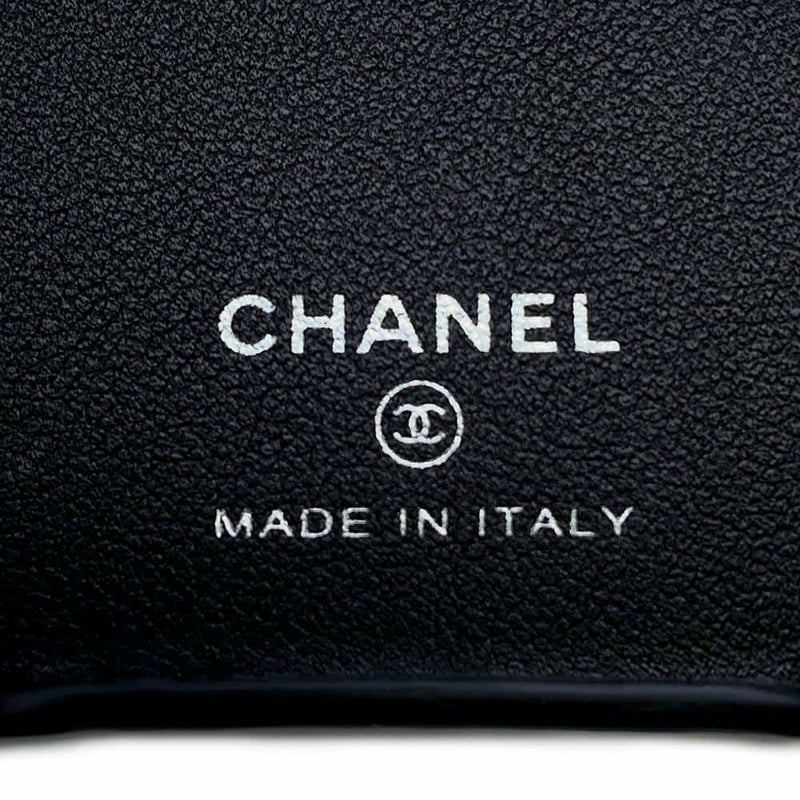 シャネル iPhoneケース マトラッセ ココマーク iPhone15 Pro Max ラムスキン AP4120 CHANEL スマホケース 黒