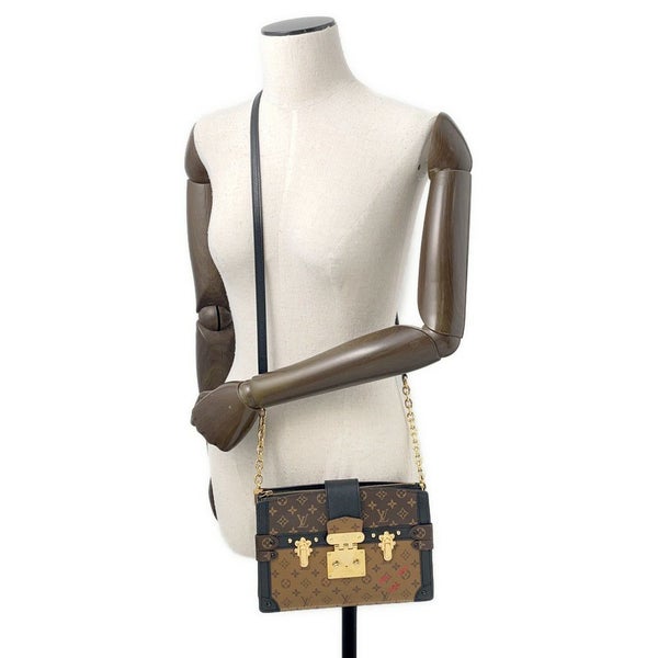 ルイヴィトン ショルダーバッグ モノグラム・リバース トランククラッチ M43596 LOUIS VUITTON