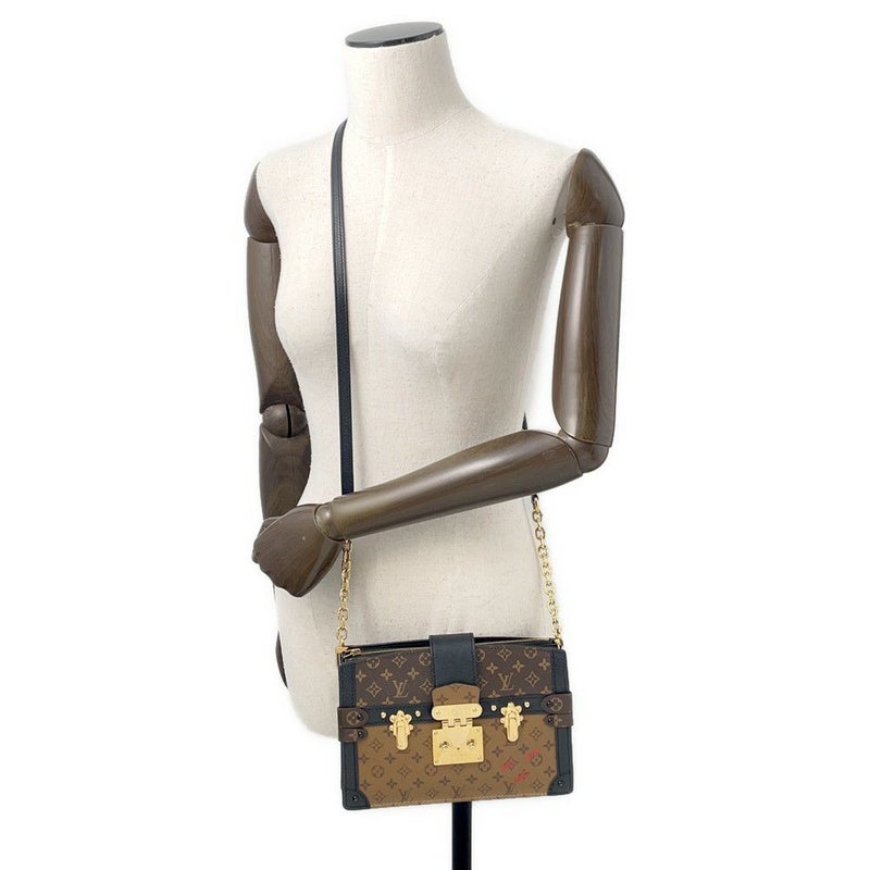 ルイヴィトン ショルダーバッグ モノグラム・リバース トランククラッチ M43596 LOUIS VUITTON