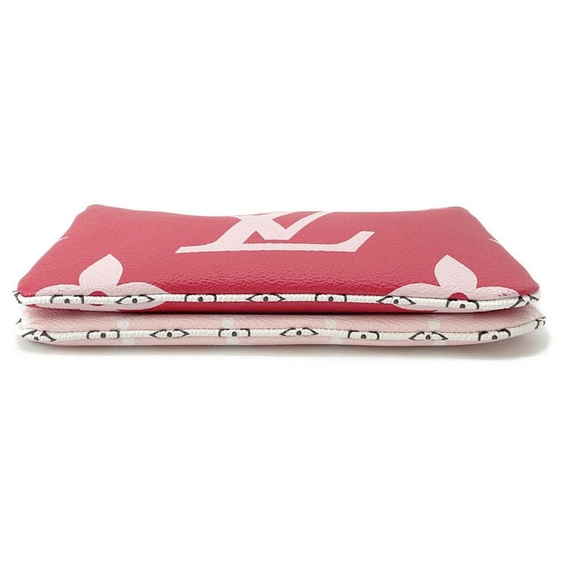 ルイヴィトン ショルダーバッグ モノグラム・ジャイアント ポシェット・ドゥーブル ジップ M67561 クラッチバッグ 2way