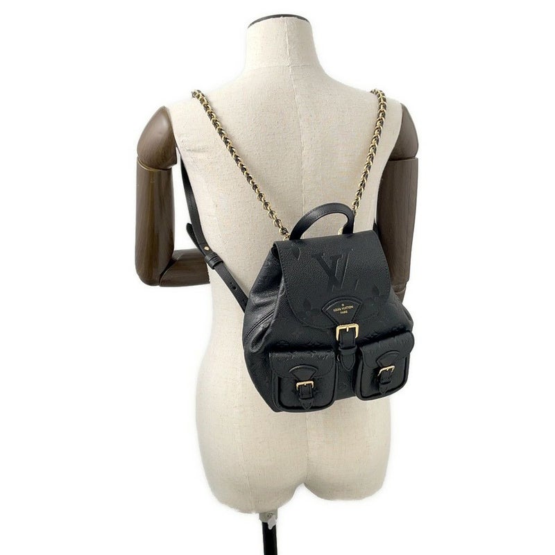 ルイヴィトン リュックサック モノグラム・アンプラント バックアップ M47072 LOUIS VUITTON バックパック 黒 ブラック バッグ