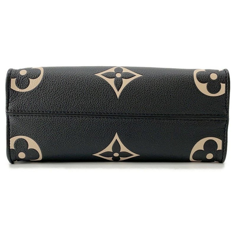 ルイヴィトン ハンドバッグ バイカラーモノグラム・アンプラント オンザゴー PM M45659 2way ショルダー 黒 ブラック