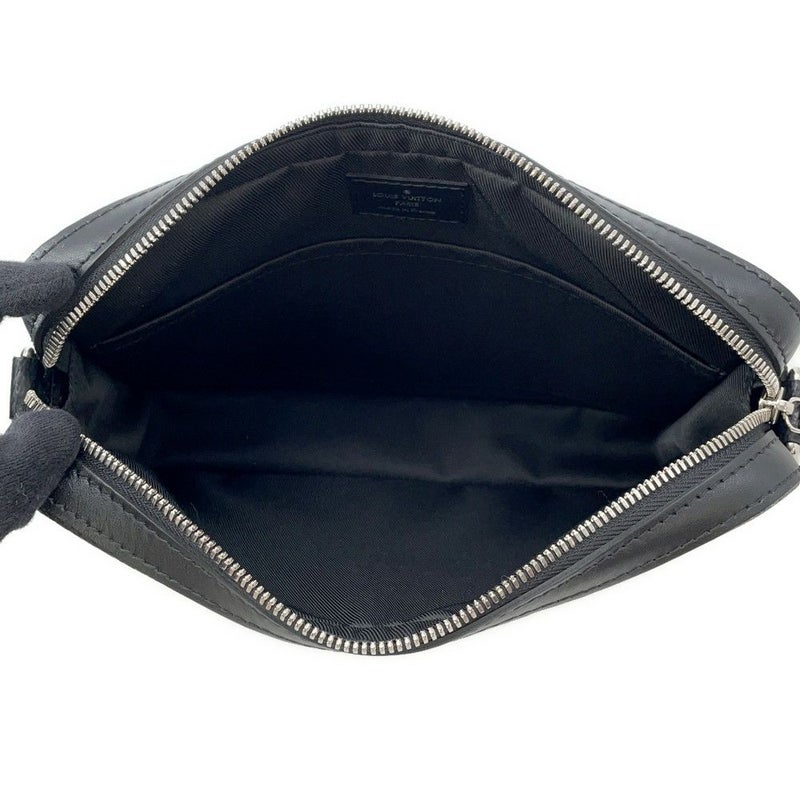 ルイヴィトン ショルダーバッグ ダミエ・グラフィット 3D トリオ・メッセンジャー N50017 LOUIS VUITTON ブラック 黒