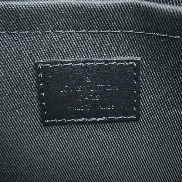 ルイヴィトン クラッチバッグ モノグラム・エクリプス ポシェット ヴォワヤージュ スープル M82543 メンズ 黒 ブラック