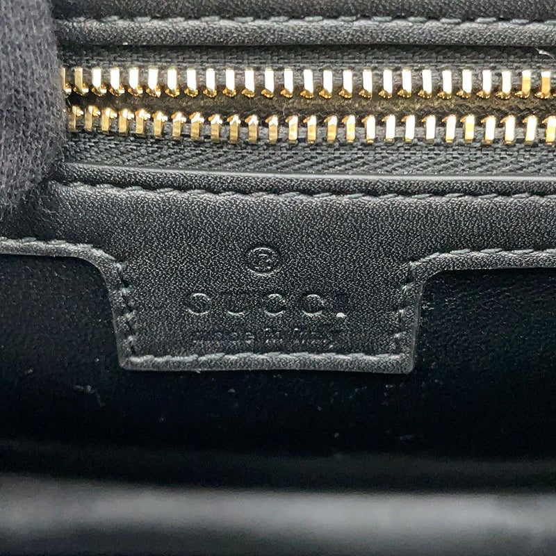 グッチ ハンドバッグ ジャッキー1961 アニマルペイント カーフヘア ミディアム 820415 ゼブラ 2way 黒