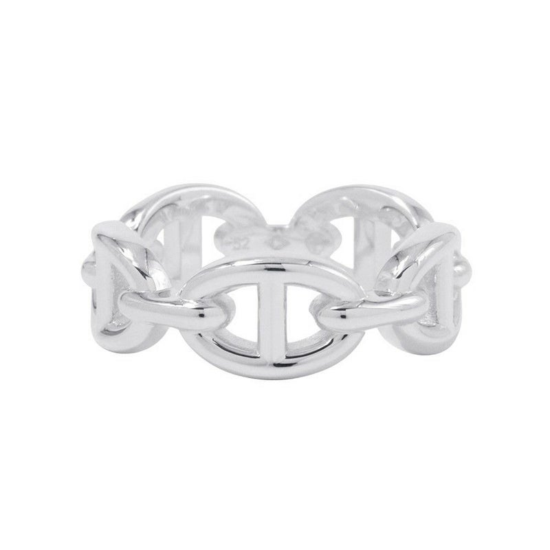 エルメス リング シェーヌダンクル アンシェネPM Enchainee SV925シルバー リングサイズ52 HERMES ジュエリー