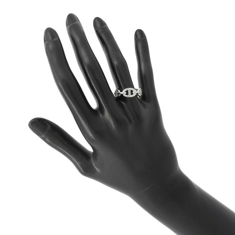 エルメス リング シェーヌダンクル アンシェネPM Enchainee SV925シルバー リングサイズ52 HERMES ジュエリー