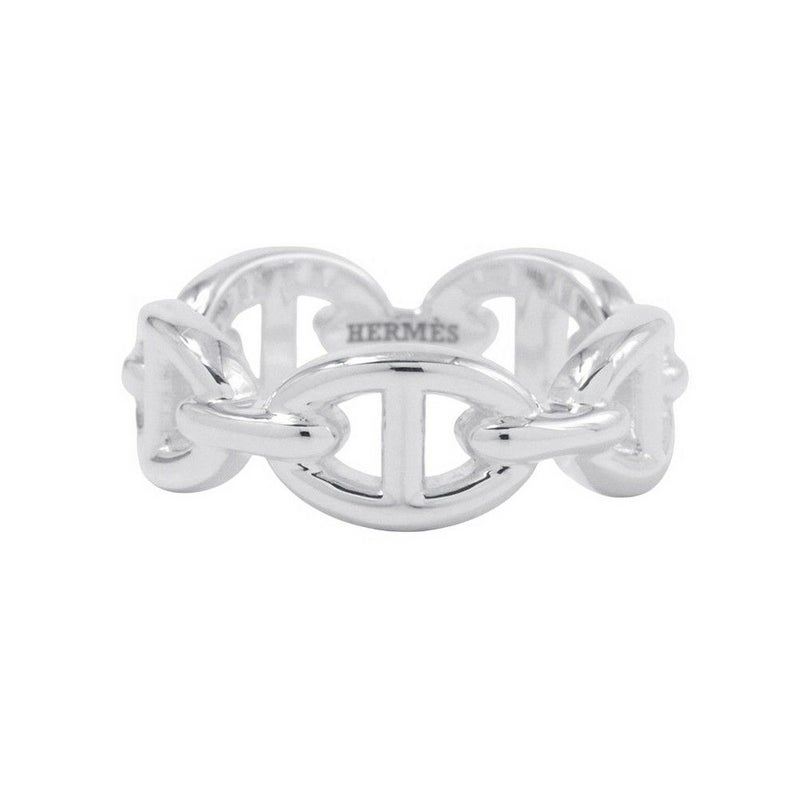 エルメス リング シェーヌダンクル アンシェネPM Enchainee SV925シルバー リングサイズ52 HERMES ジュエリー