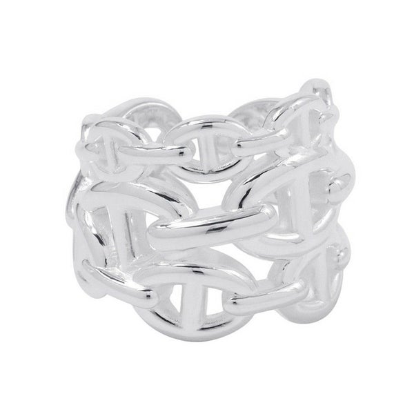 エルメス リング シェーヌダンクル アンシェネGM Enchainee SV925シルバー リングサイズ53 HERMES 指輪