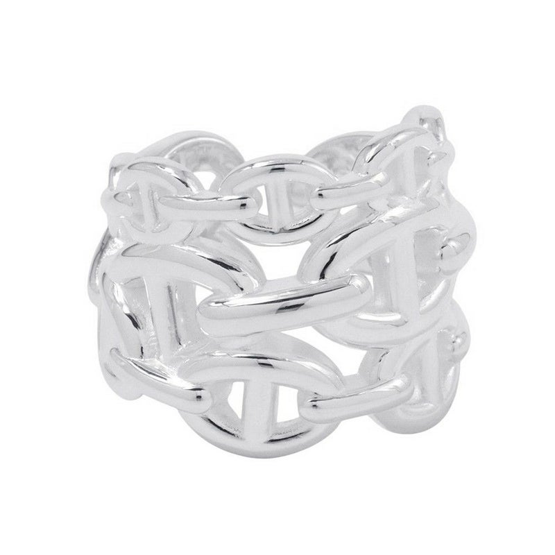 エルメス リング シェーヌダンクル アンシェネGM Enchainee SV925シルバー リングサイズ53 HERMES 指輪