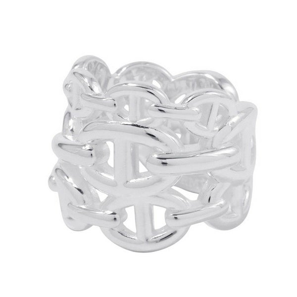 エルメス リング シェーヌダンクル アンシェネGM Enchainee SV925シルバー リングサイズ53 HERMES 指輪