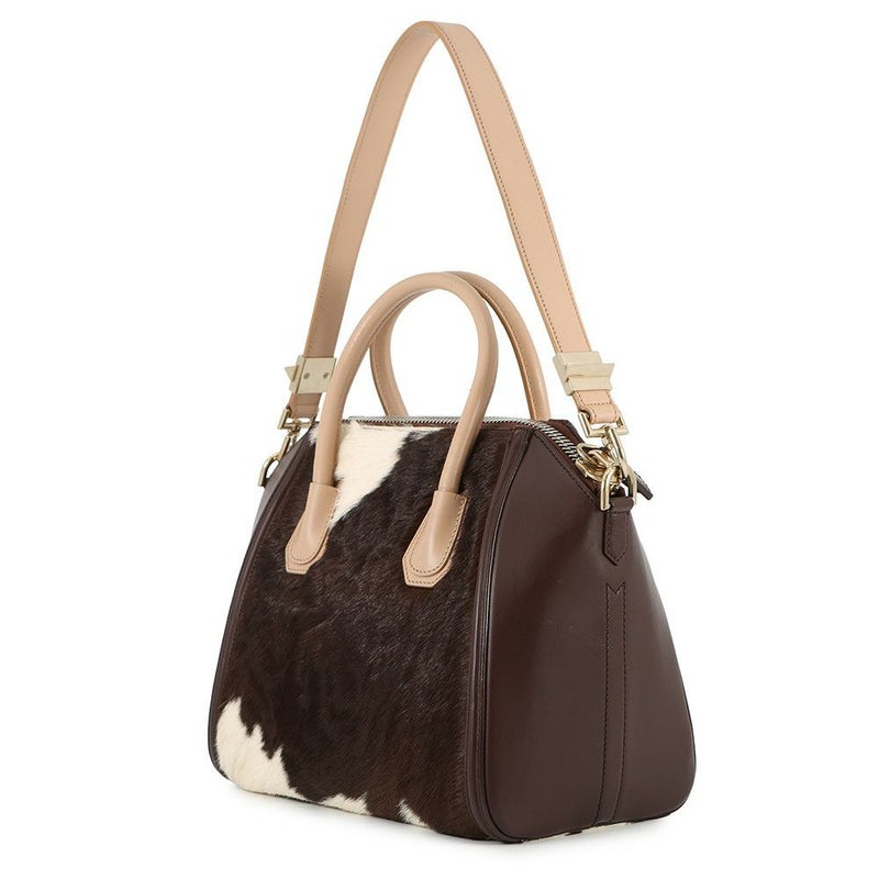 ジバンシー ハンドバッグ アンティゴナ レザー ハラコ GIVENCHY 2wayショルダー