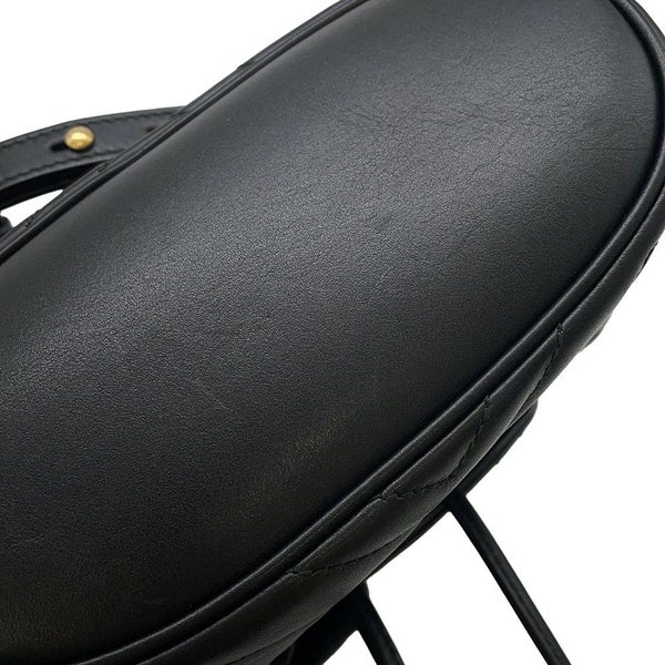 グッチ リュック GGマーモント レザー 528129 GUCCI バッグ 黒