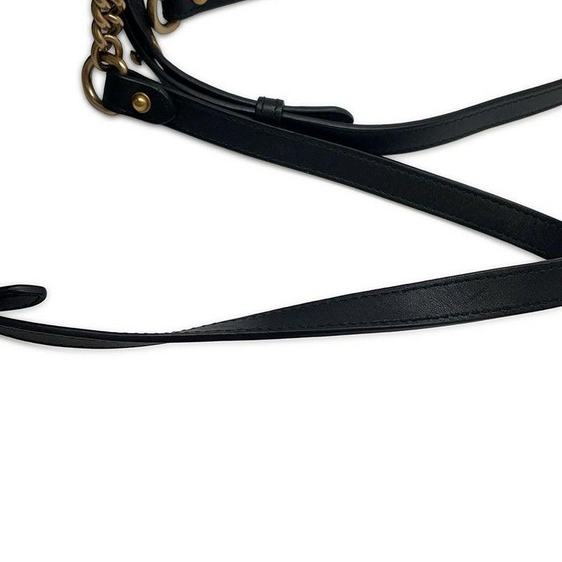 グッチ リュック GGマーモント レザー 528129 GUCCI バッグ 黒