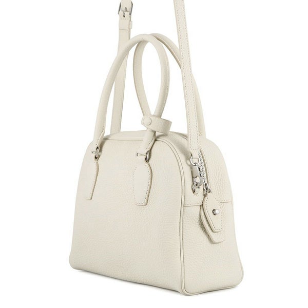 ザ ロウ ハンドバッグ インディア 10 レザー W1734 L133 THE ROW 2wayショルダー 白