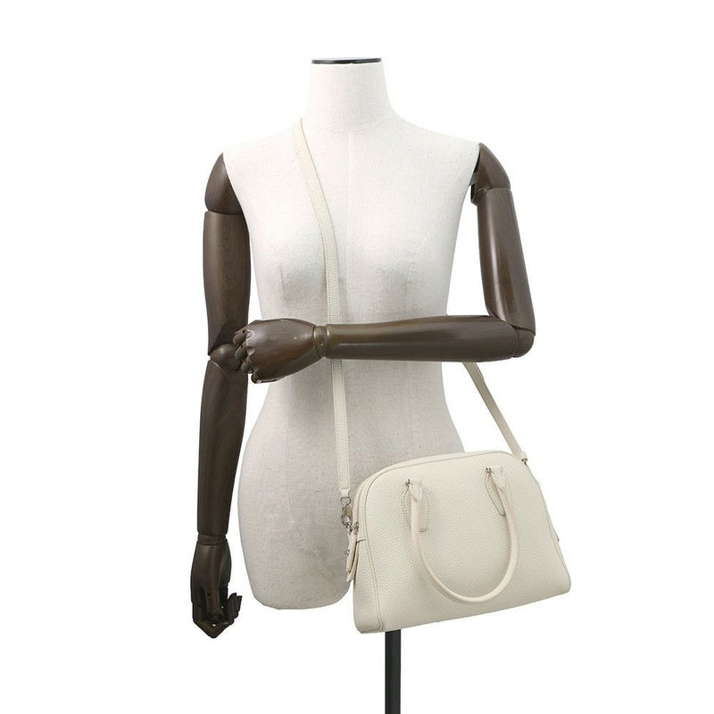 ザ ロウ ハンドバッグ インディア 10 レザー W1734 L133 THE ROW 2wayショルダー 白