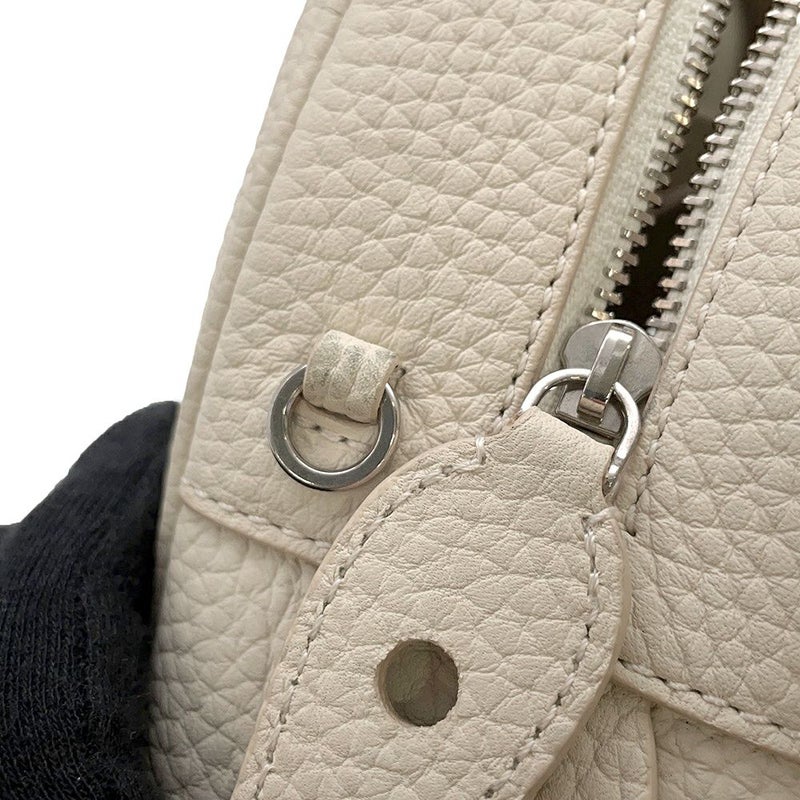 ザ ロウ ハンドバッグ インディア 10 レザー W1734 L133 THE ROW 2wayショルダー 白