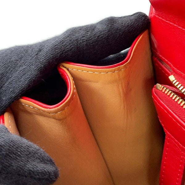 デルヴォー ハンドバッグ ブリヨンMM ボックスカーフレザー A0060BOX53LDPCN Delvaux 2way レッド