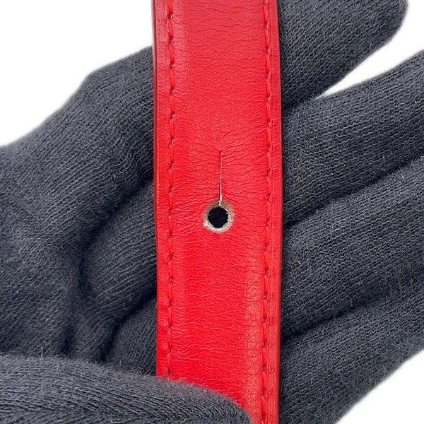 デルヴォー ハンドバッグ ブリヨンMM ボックスカーフレザー A0060BOX53LDPCN Delvaux 2way レッド