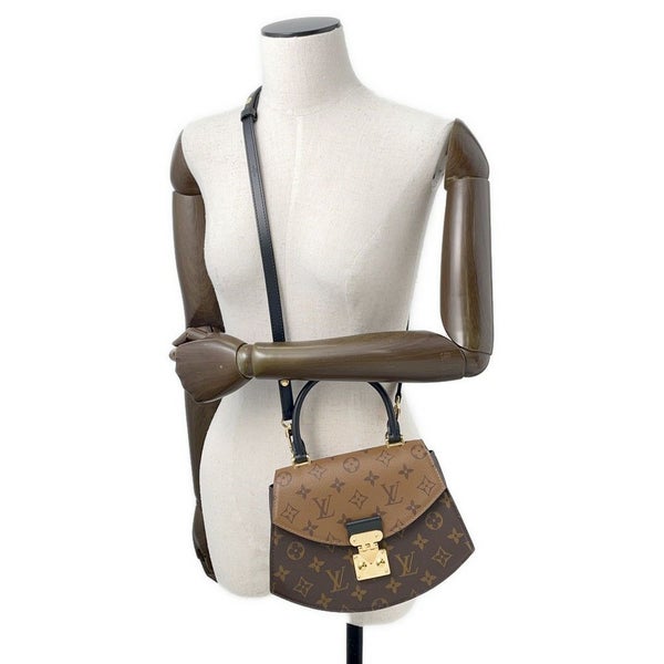 ルイヴィトン ハンドバッグ モノグラム・リバース ティルシット M46548 ヴィトン 3way ショルダーバッグ ブラック 黒