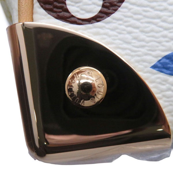 ルイヴィトン モノグラム・マルチカラー LV × TM スピーディ・バンドリエール 25 M13085 2way 白 ホワイト 村上隆 コラボ