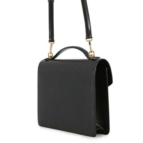 ルイヴィトン ハンドバッグ エピ モンソー M52122 LOUIS VUITTON ヴィトン バッグ 2way ショルダーバッグ ブラック 黒