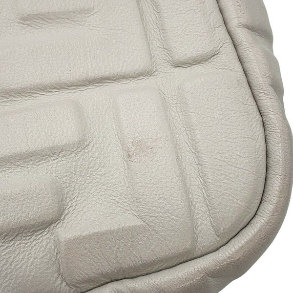 フェンディ ハンドバッグ バゲット レザー 8BR600 FENDI ワンショルダー 白