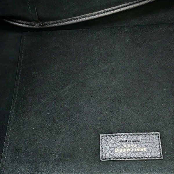サンローランパリ トートバッグ LE 5 7 BEA ル・サンカセット ベア ディアスキン 763435 SAINT LAURENT PARIS 黒