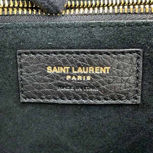 サンローランパリ トートバッグ LE 5 7 BEA ル・サンカセット ベア ディアスキン 763435 SAINT LAURENT PARIS 黒