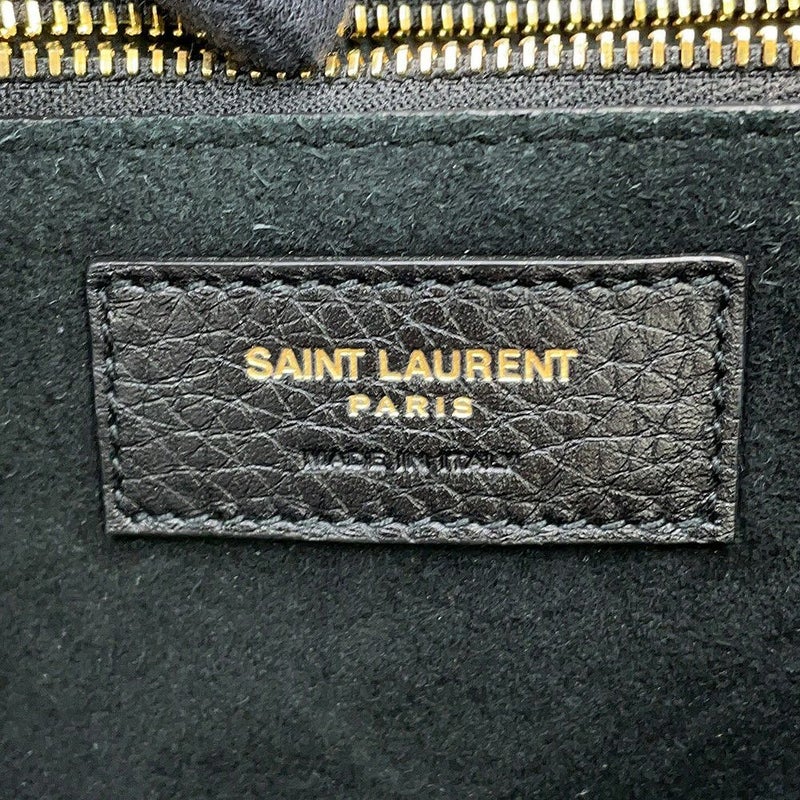 サンローランパリ トートバッグ LE 5 7 BEA ル・サンカセット ベア ディアスキン 763435 SAINT LAURENT PARIS 黒