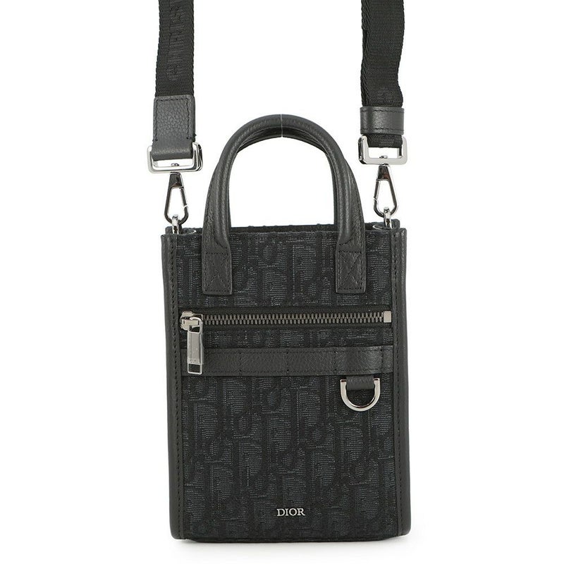 クリスチャン・ディオール ハンドバッグ オブリーク サファリ ノースサウス ミニ 2ESWS017YKY Christian Dior トロッター 黒 2way