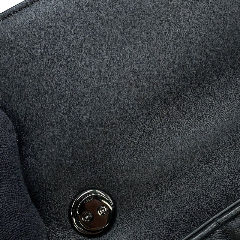 セリーヌ チェーンショルダーバッグ モノクローム 112333 CELINE 黒 ワンショルダー