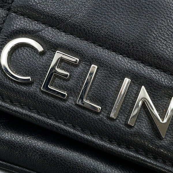 セリーヌ チェーンショルダーバッグ モノクローム 112333 CELINE 黒 ワンショルダー