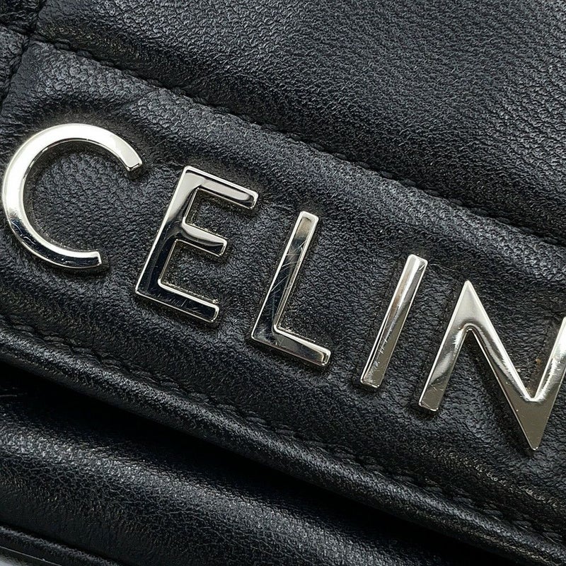 セリーヌ チェーンショルダーバッグ モノクローム 112333 CELINE 黒 ワンショルダー