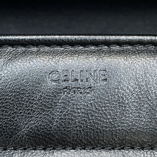 セリーヌ チェーンショルダーバッグ モノクローム 112333 CELINE 黒 ワンショルダー