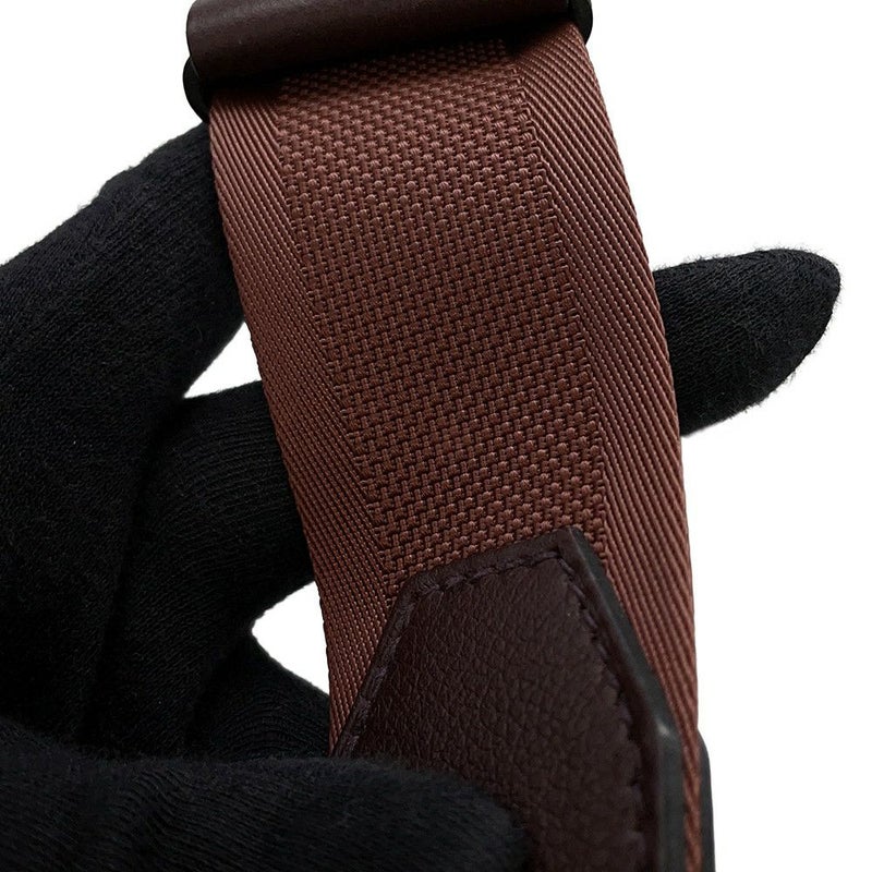 エルメス ボディバッグ シティスライドクロスPM プルーン/シルバー金具 エバーカラー Z刻印 メンズ