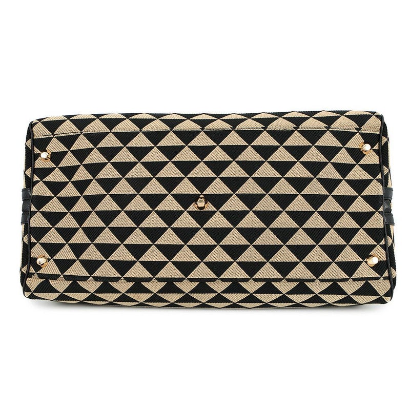 プラダ ボストンバッグ シンボル エンブロイダリーファブリック トラベルバッグ 2VC034 PRADA 2WAY