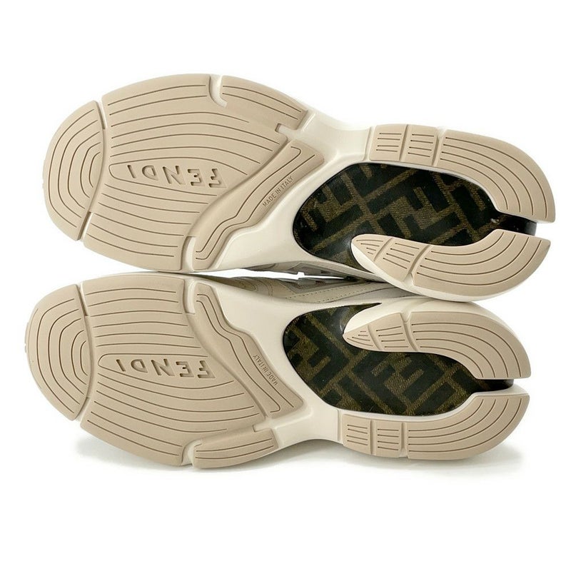 フェンディ スニーカー Faster ズッカ柄 ファブリック メンズサイズ6 7E1555 FENDI 靴