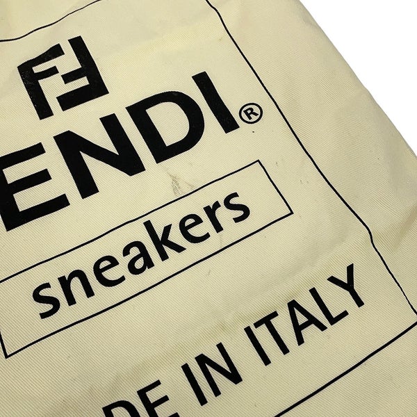 フェンディ スニーカー Faster ズッカ柄 ファブリック メンズサイズ6 7E1555 FENDI 靴