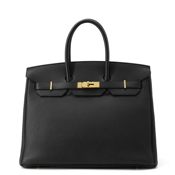 エルメス バーキン35 ブラック/ゴールド金具 トゴ Z刻印 HERMES Birkin ハンドバッグ 黒