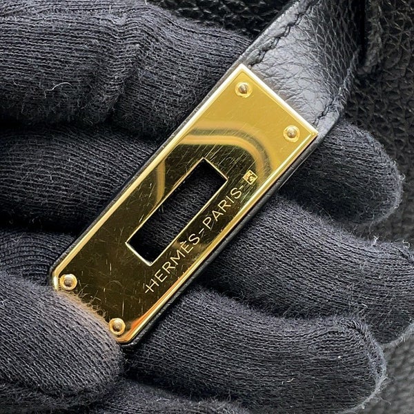 エルメス バーキン35 ブラック/ゴールド金具 トゴ Z刻印 HERMES Birkin ハンドバッグ 黒