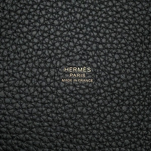 エルメス ハンドバッグ ピコタンロックPM ブラック/ゴールド金具 トリヨンクレマンス W刻印 黒