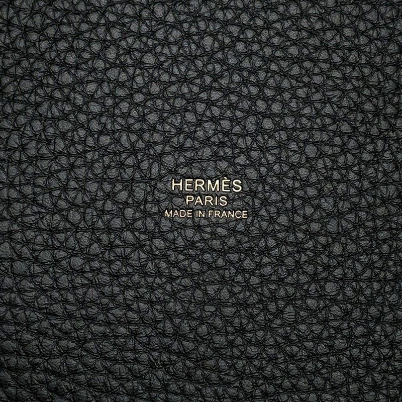 エルメス ハンドバッグ ピコタンロックPM ブラック/ゴールド金具 トリヨンクレマンス W刻印 黒