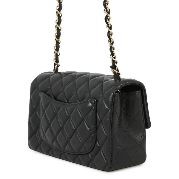 シャネル チェーンショルダーバッグ ココマーク ミニ マトラッセ 20 ラムスキン A69900 CHANEL 黒