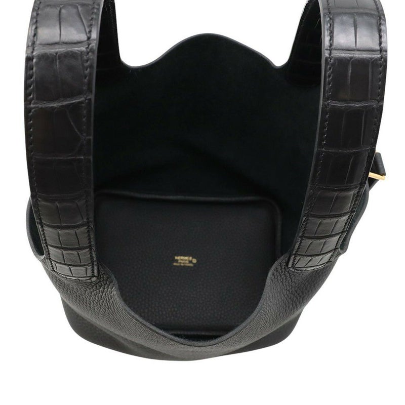 エルメス ハンドバッグ ピコタンロックPM タッチ ブラック/ゴールド金具 トリヨンクレマンス K刻印 黒