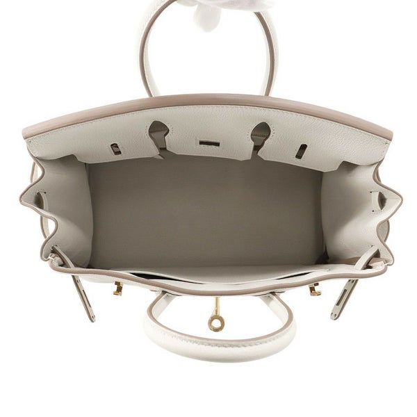 エルメス バーキン25 グリスペール/ゴールド金具 トゴ W刻印 HERMES Birkin ハンドバッグ